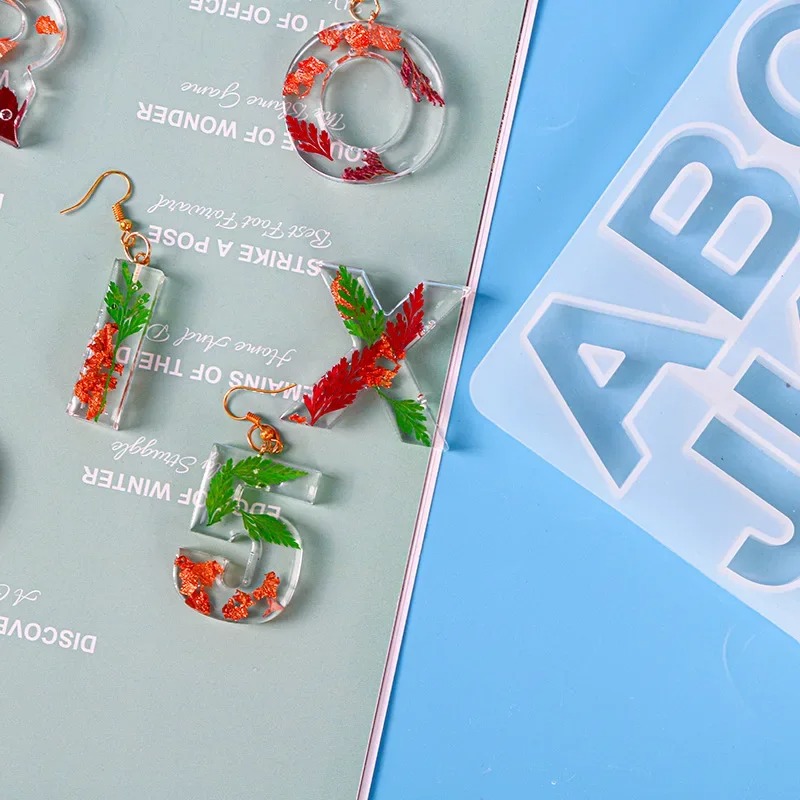 صغيرة 26 حرف كبير الراتنج قالب - مراجعة Resin Art Alphabet وسعره